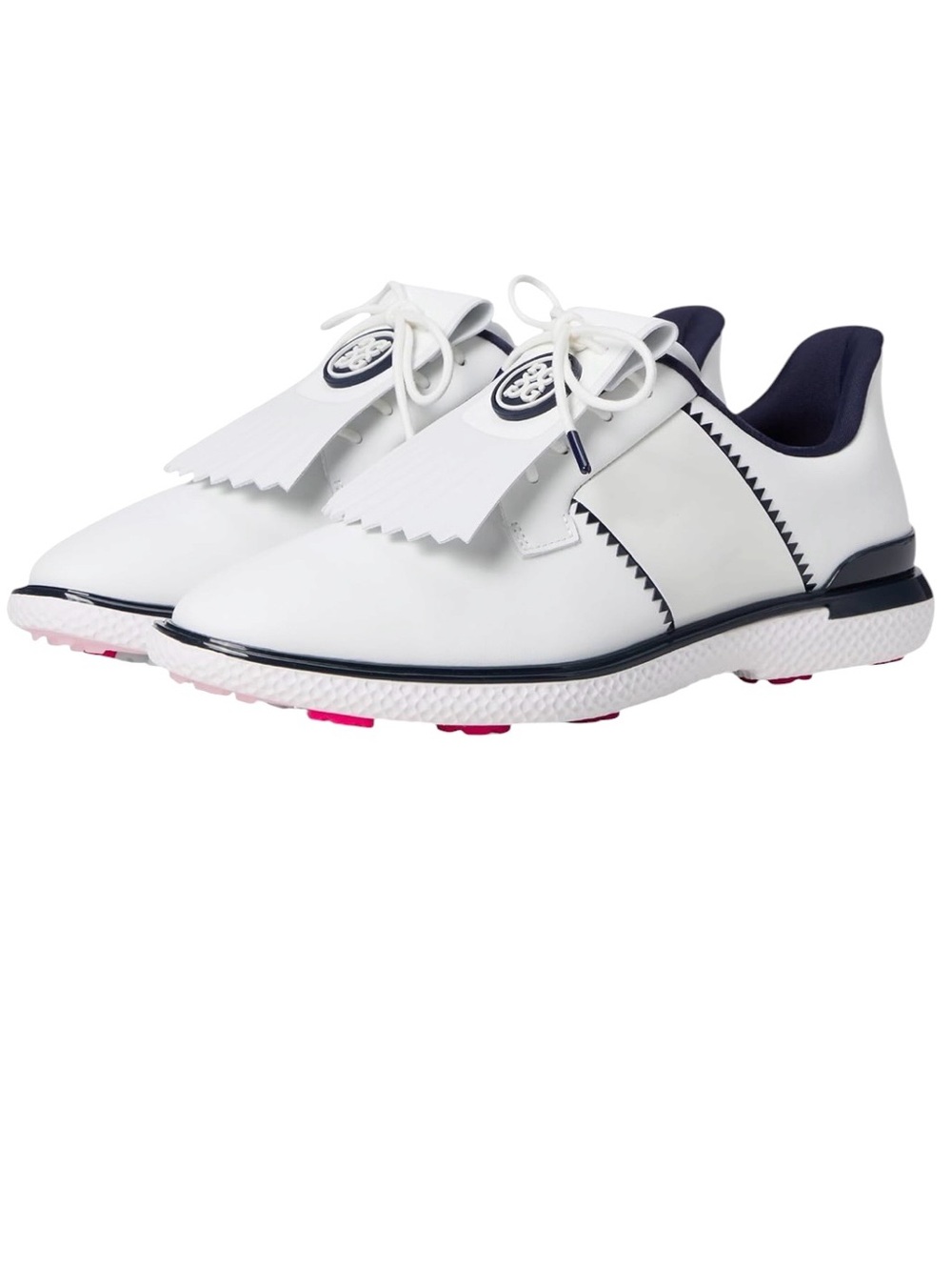 NWOT GFORE Gallivan2r Saddle Stripe
Golf Shoes Snow/Twilight New Orig $195